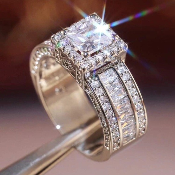 LIVE SHOW  BRIDAL WEDDING RING - Picture 12 of 13